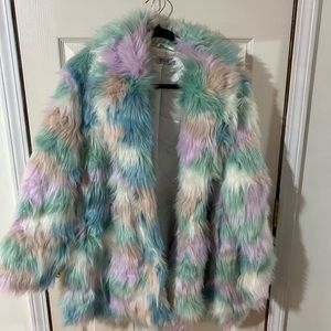 Beginning Boutique Heavy Fur Coat